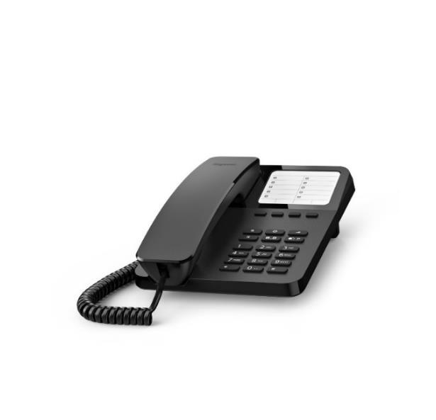 Il telefono da tavolo e da parete con filo Gigaset DESK 400 BLACK