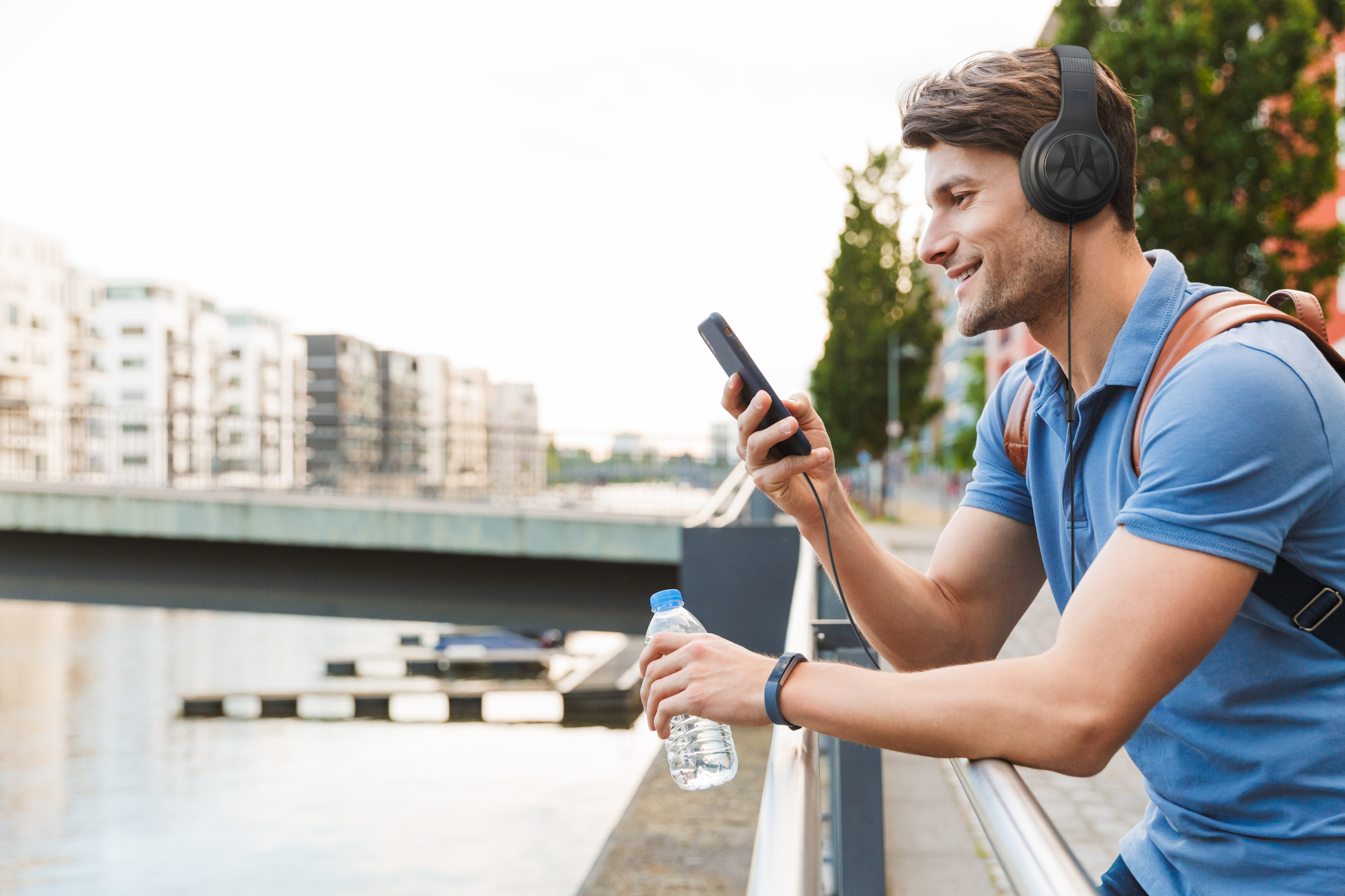 Cuffia stereo a filo Mod. Pulse 120 nera