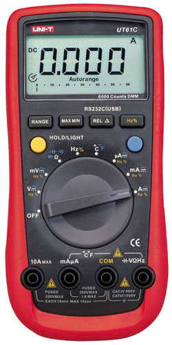 Multimetro autorange UNI-T con porta RS232 UT-61C