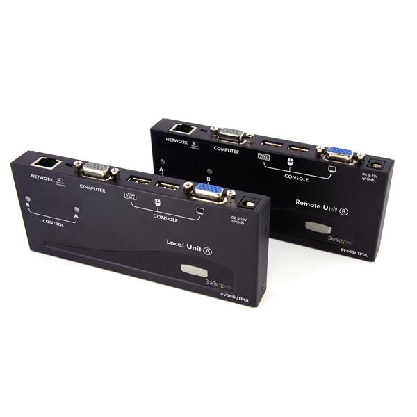 Startech.com SV565UTPUL Extender console KVM VGA USB via cavo UTP Cat5 ...