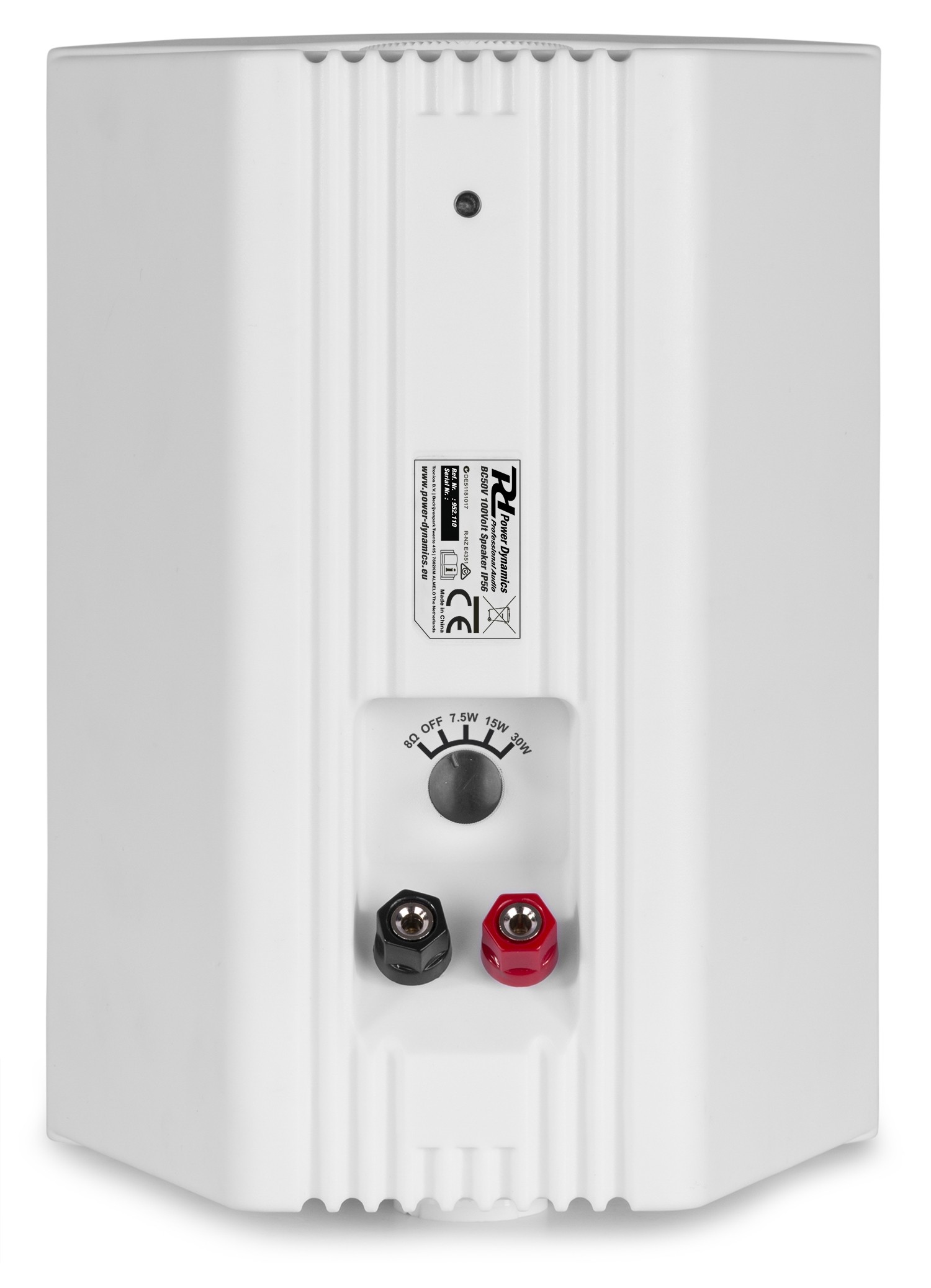 Coppia diffusori PA 100V- 8Ohm, 120W IPX5 Bianco mod. BC50V White