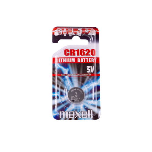 3V MAXELL lithium battery blister pack 1pc. CR1620