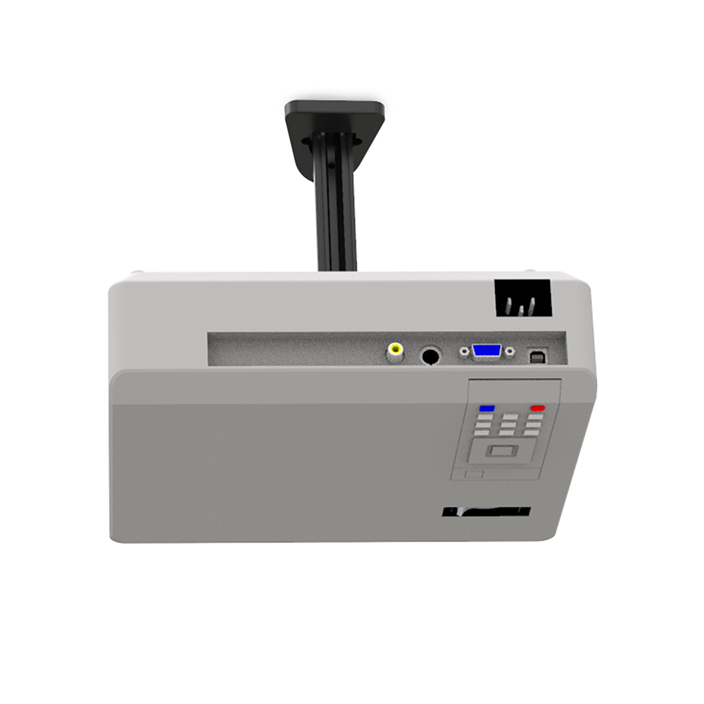 Supporto da soffitto per videopriettori. Distanza da soffitto di 135mm, colore nero, Mod. SP-IR-CEILING-135