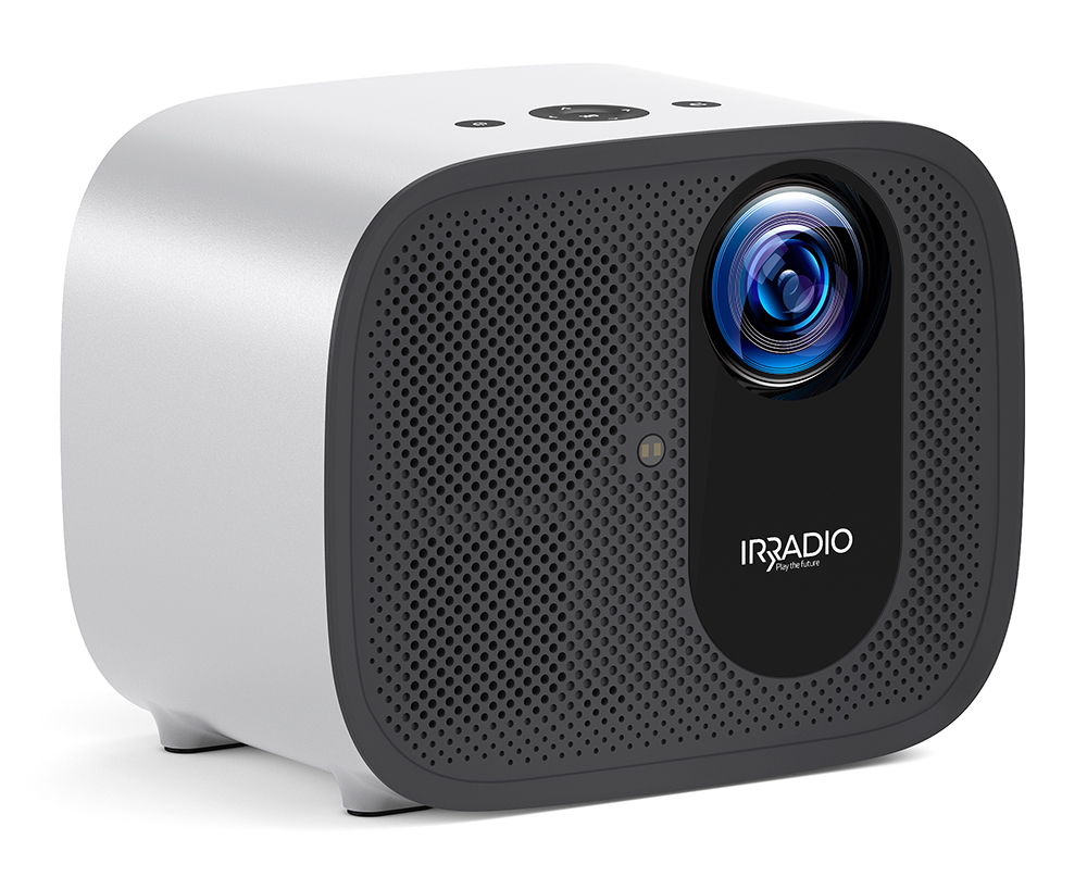 IRRADIO Videoproiettore LCD HD con Google ANDROID TV, da 5.000 Lumen e contrasto 20.000:1 , Mod. VDP-IR250HD