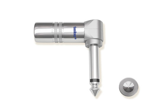 Tasker 492329311 Plug jack mono 90° metal