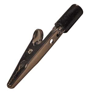 Crocodile 55.5mm With Hole Black COC/56N-I