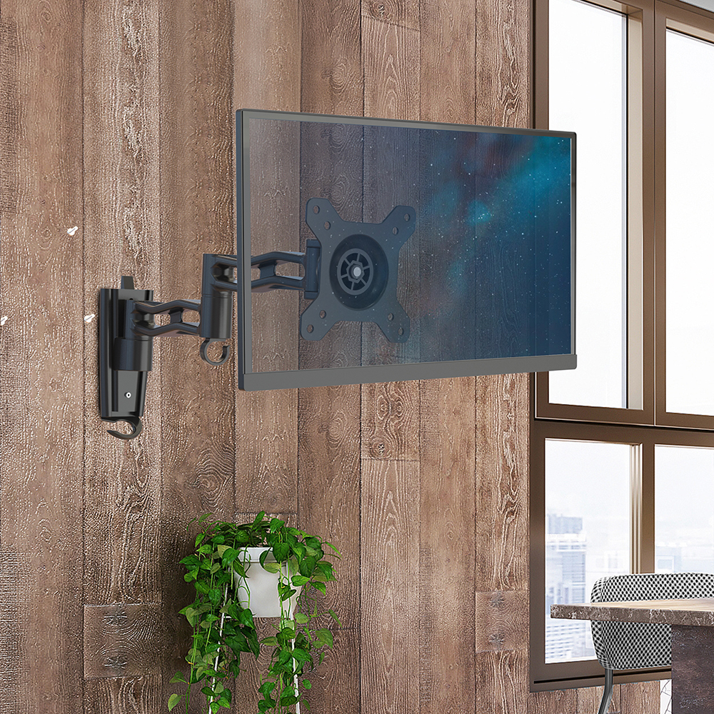 Supporto TV 10''-27'' a tre snodi, nero, Mod. STV-IR-1027-3