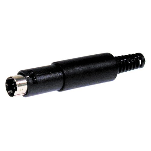 FR2705/3P Plug mini-din flying shielded 3 poles