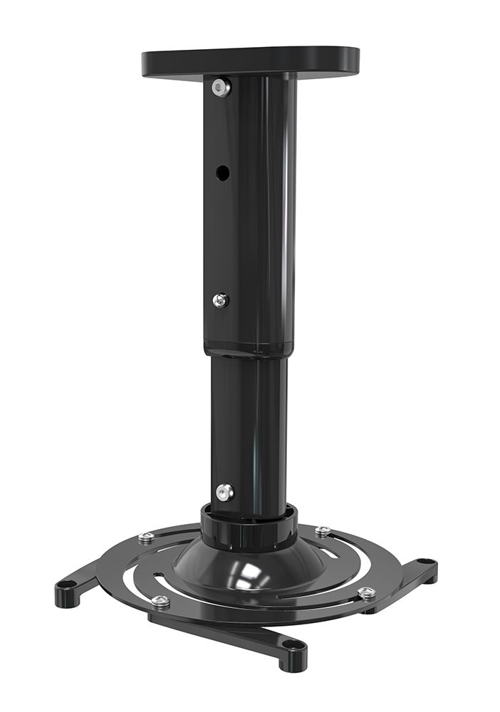 Supporto da soffitto per videopriettori. Distanza da soffitto 240-3105mm, colore nero, Mod. SP-IR-CEILING-240/310