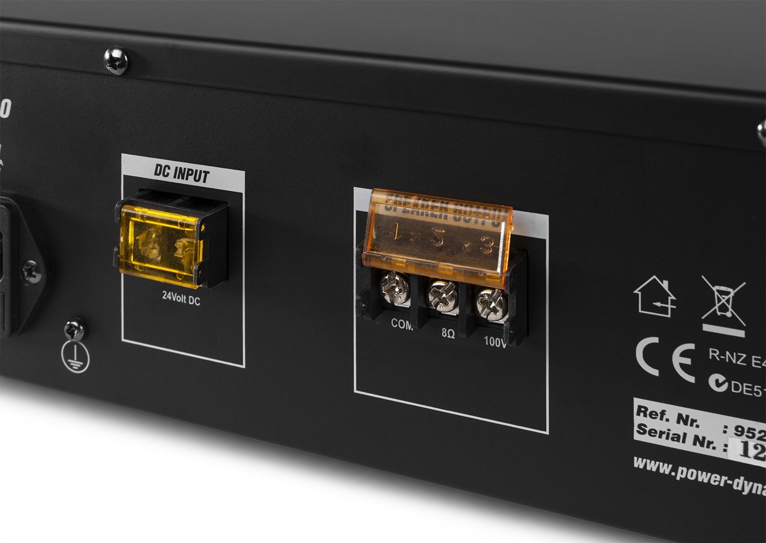 Amplificatore 60W  mono zona da 100V 8Ohm con BT, SD, USB mod. PRM60