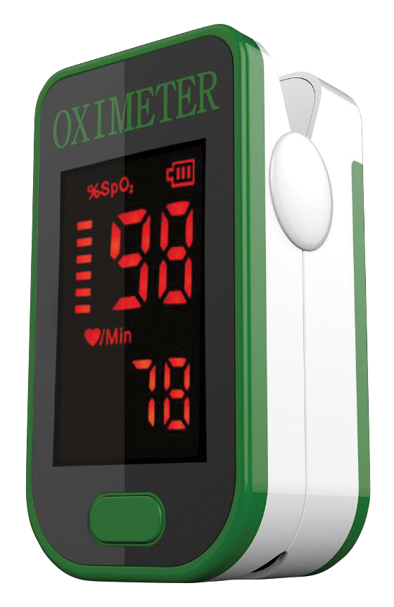 Pulsossimetro digitale FOX-250, display LED, misurazione SpO2, battito cardiaco