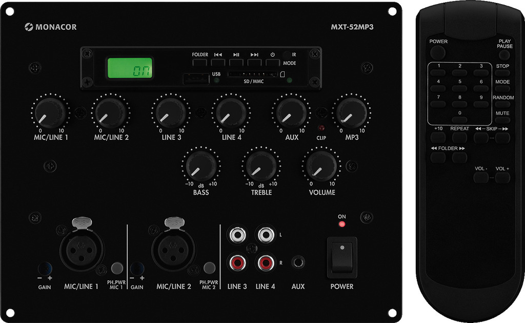 MXT-52MP3 - In-wall Mixer