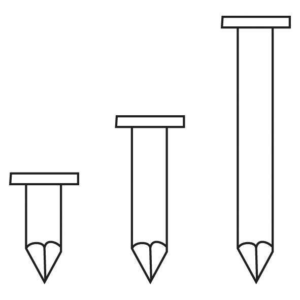 AIRCRAFT 2405845 Electro-welded coil nails length 45 mm