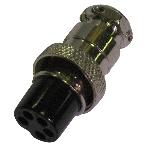 FR2907/5P Socket microphonic flying shielded 5 poles