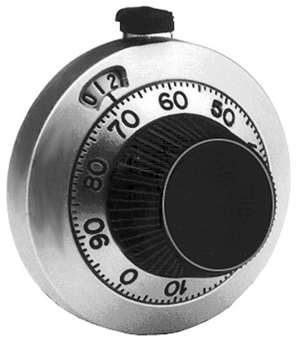 Manopola contagiri in alluminio 15giri centesimale 40564 Vishay