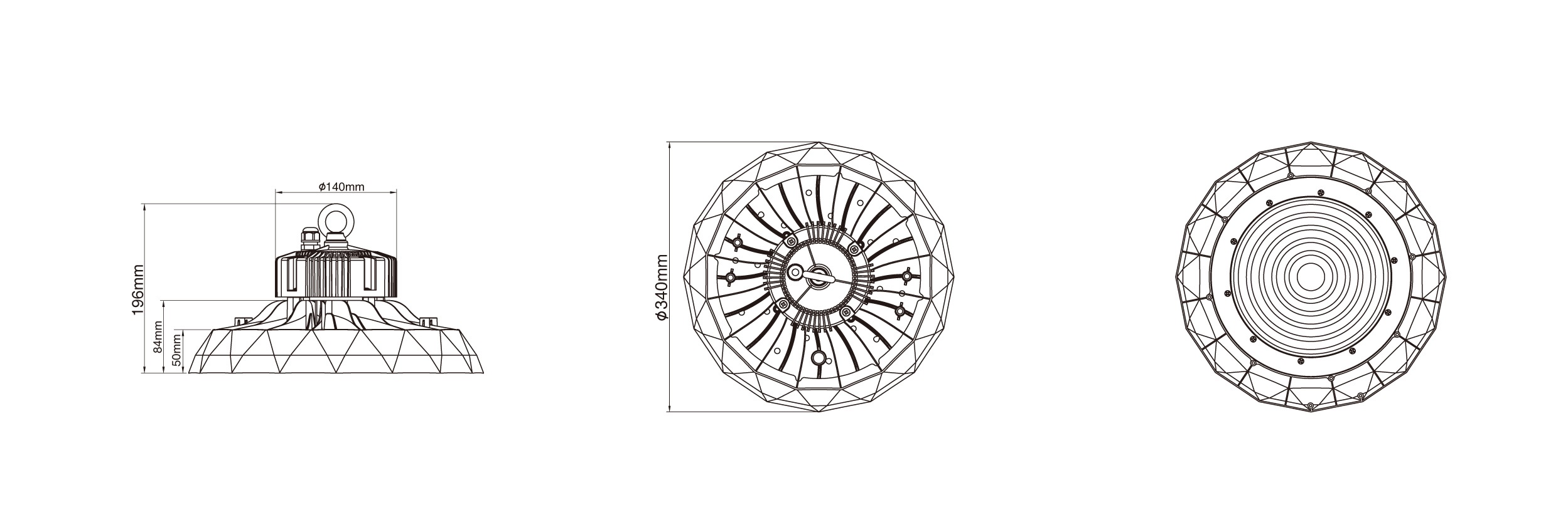 Lampada Highbay DIAMOND 150W