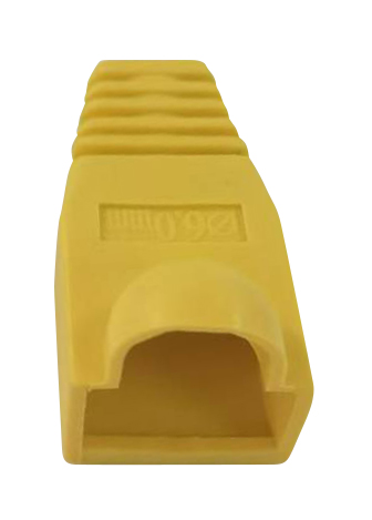 RJ45 Plug Cover 6mm - Yellow (Bag of 100 pcs)
