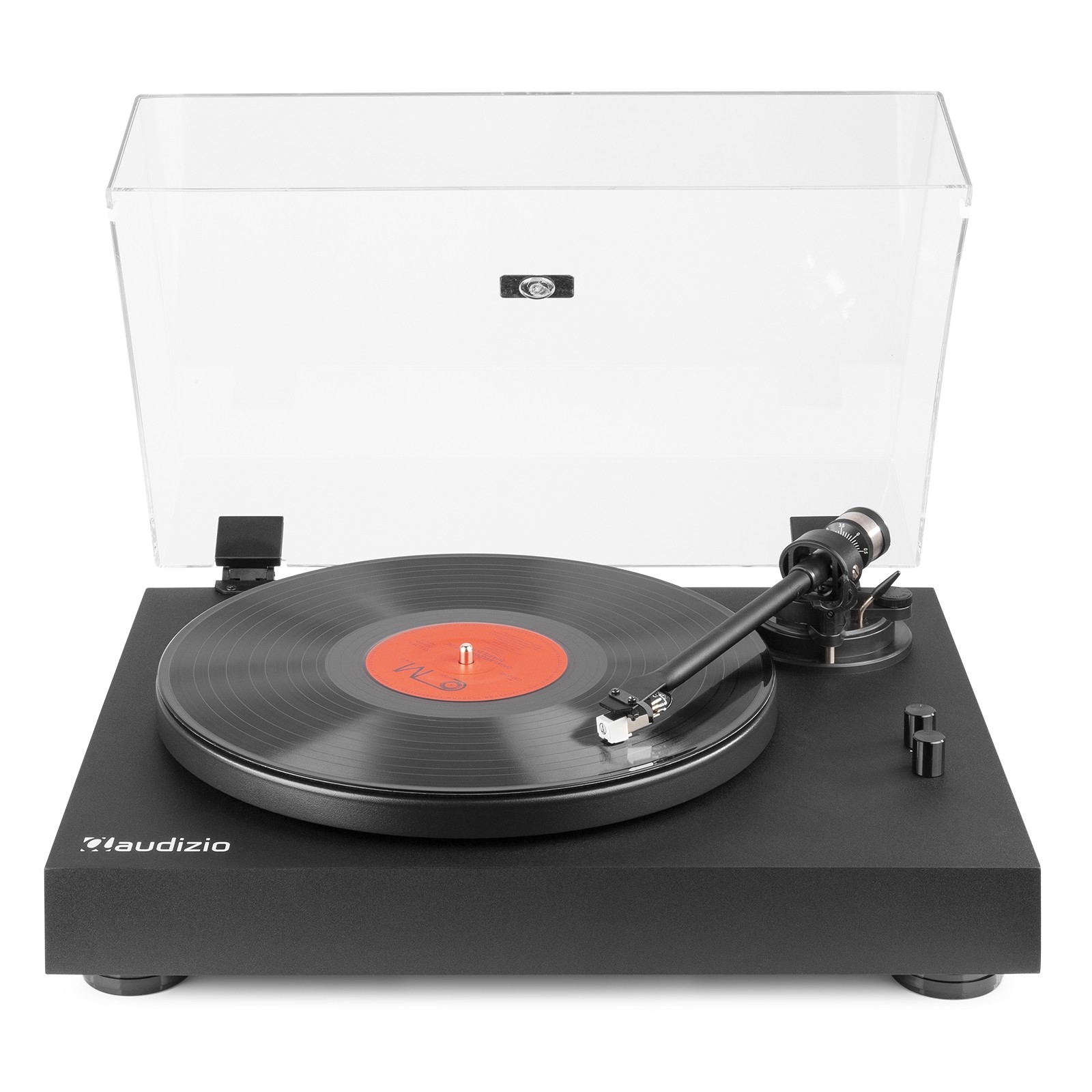 Giradischi HI-FI HQ, con testina Audio Technica e braccio in alluminio, colore nero RP340