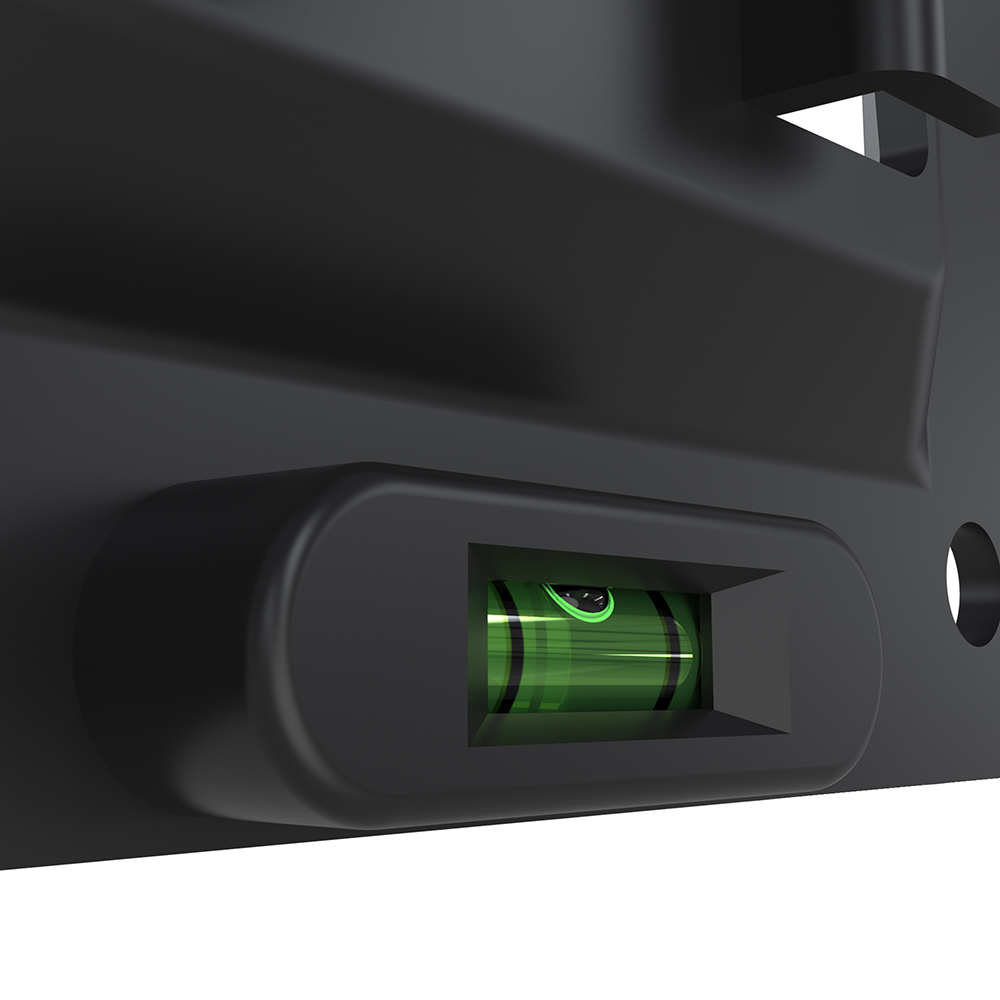 Supporto TV 10''-27'' a muro fisso nero, Mod. STV-IR-1027-FIX