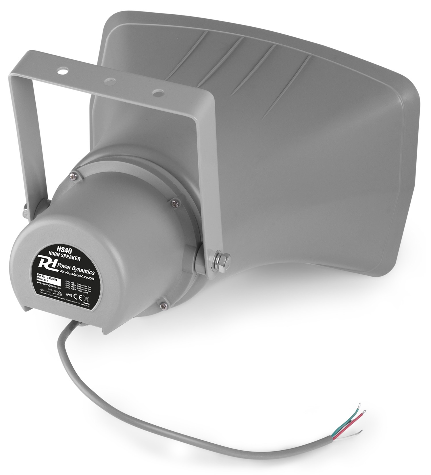 40W 100V Horn Sounder - IPX6 Grey Model HS40