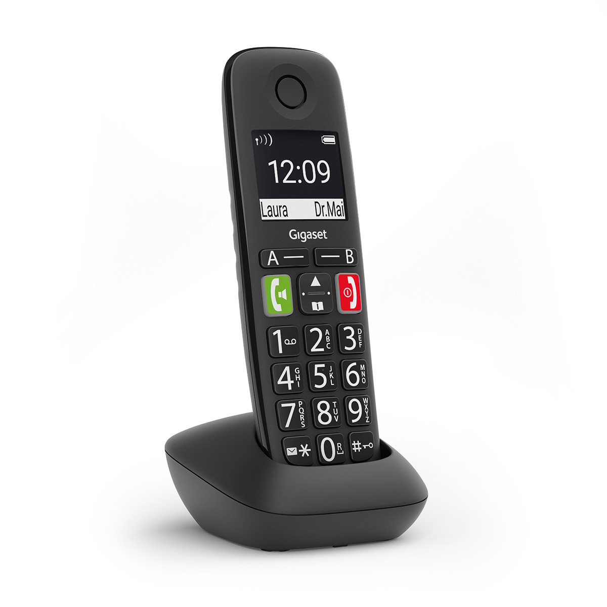 Gigaset E290HX Cordless Phone Black