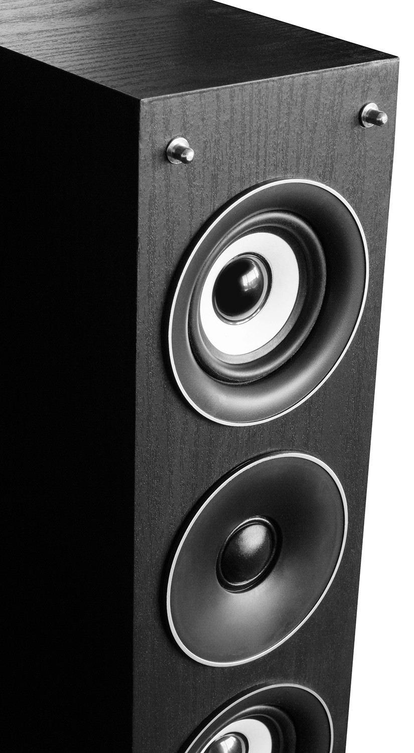 Coppia diffusori 3 vie a torre da 500W ( 2x250W) + sub laterale, Mod. SHFT52B