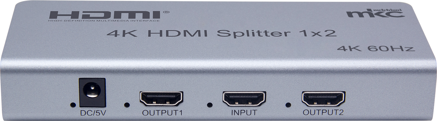 4K 60Hz HDMI Splitter V2.0 EDID 1IN x 2OUT model MK-911-2plus