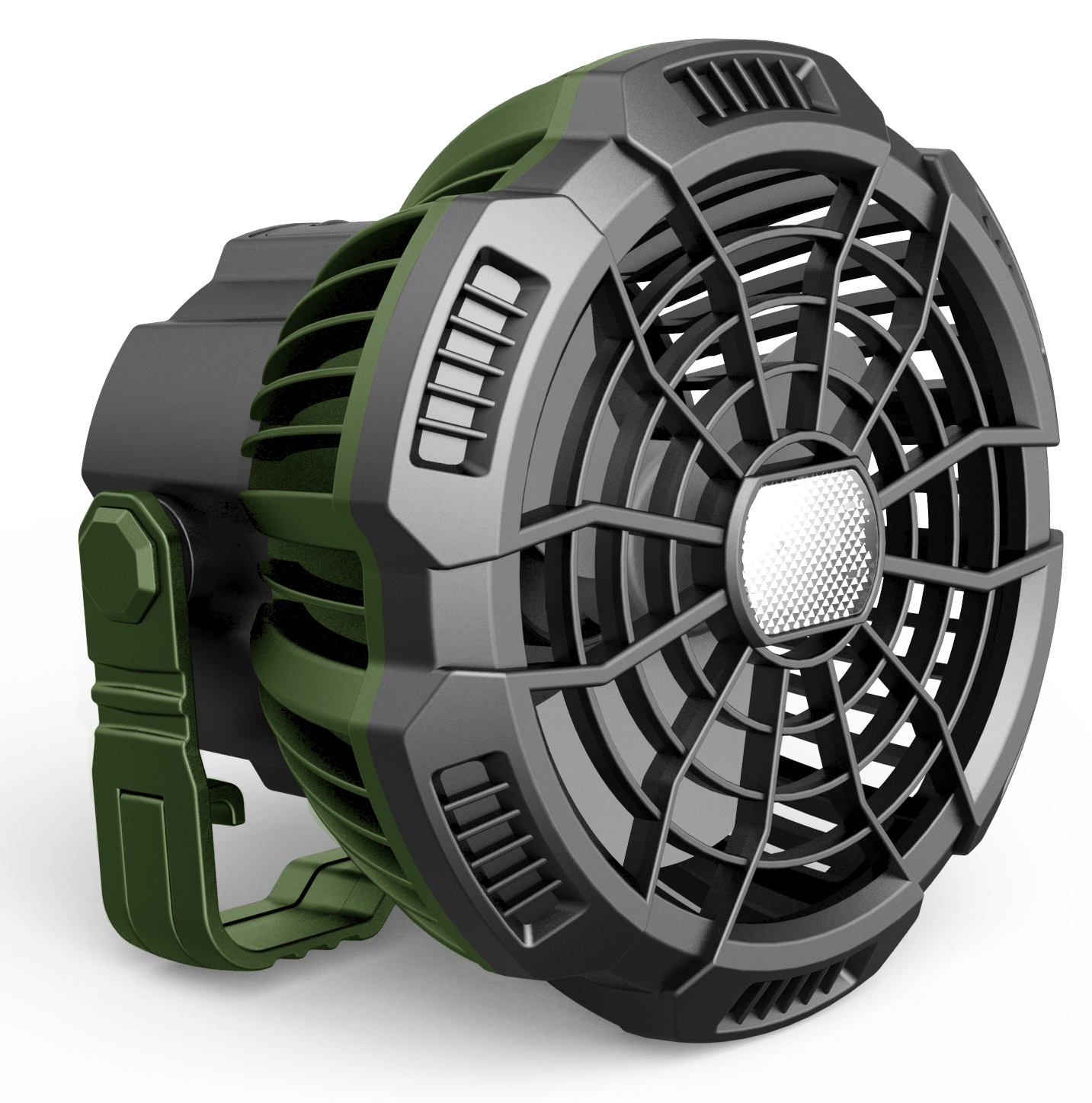 Portable fan MF 0501VL with rechargeable light 2in1