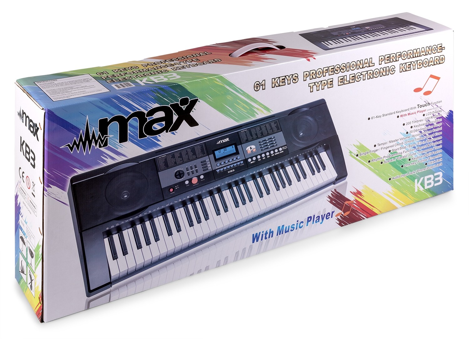 Tastiera elettronica a 61 tasti ad alta sensibilità Mod. KB3 61