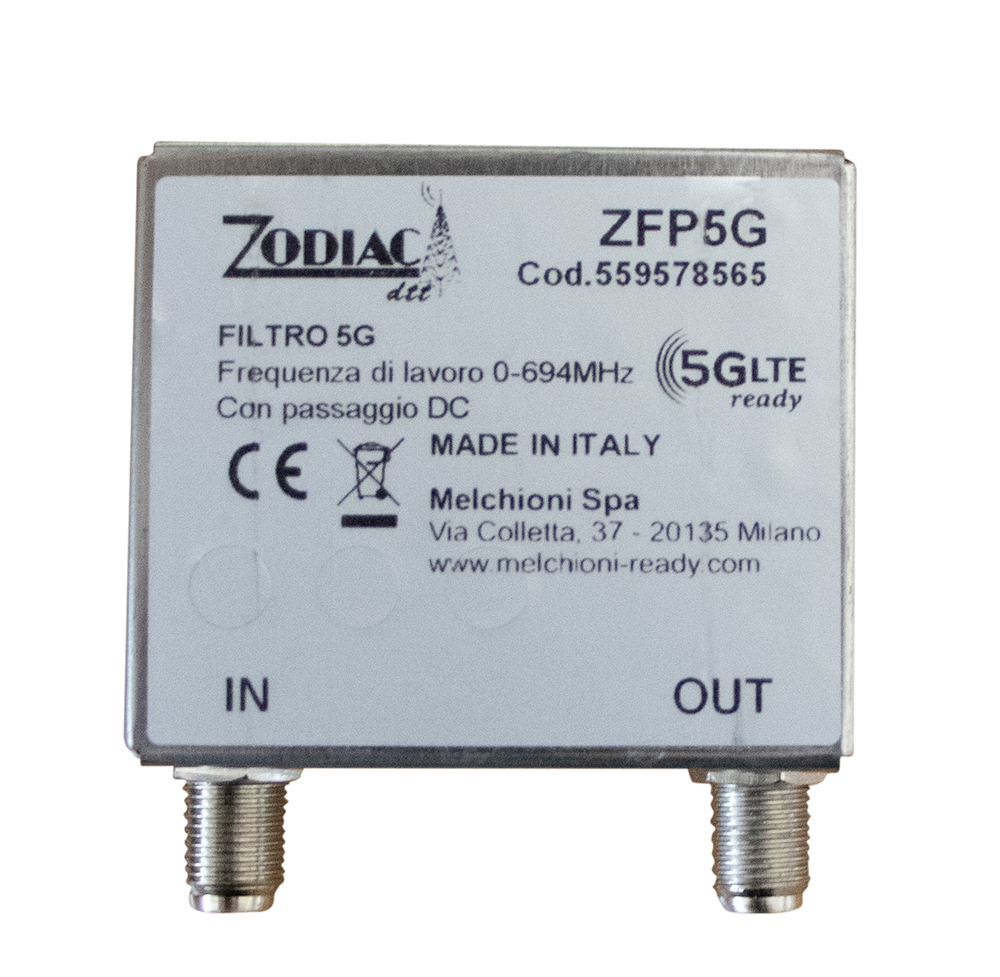 ZEB3R3U - Filtro 5G da palo, banda UHF