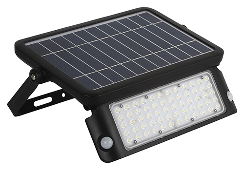 Faro solare MHC 10W con pannello solare integrato