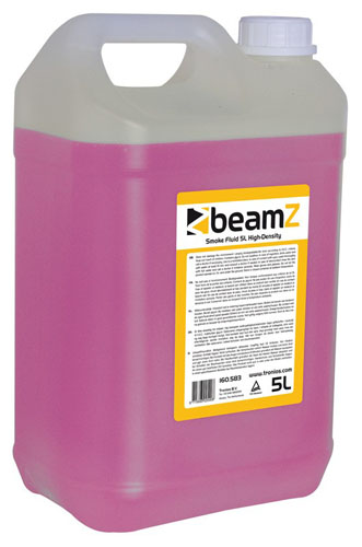 beamz 550923564 High density liquid for smoke machine, Bottle 5L .
