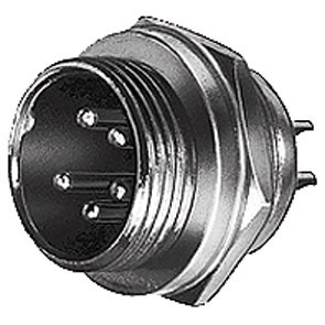 492515943 Plug microphonic for panel shielded 3 poles