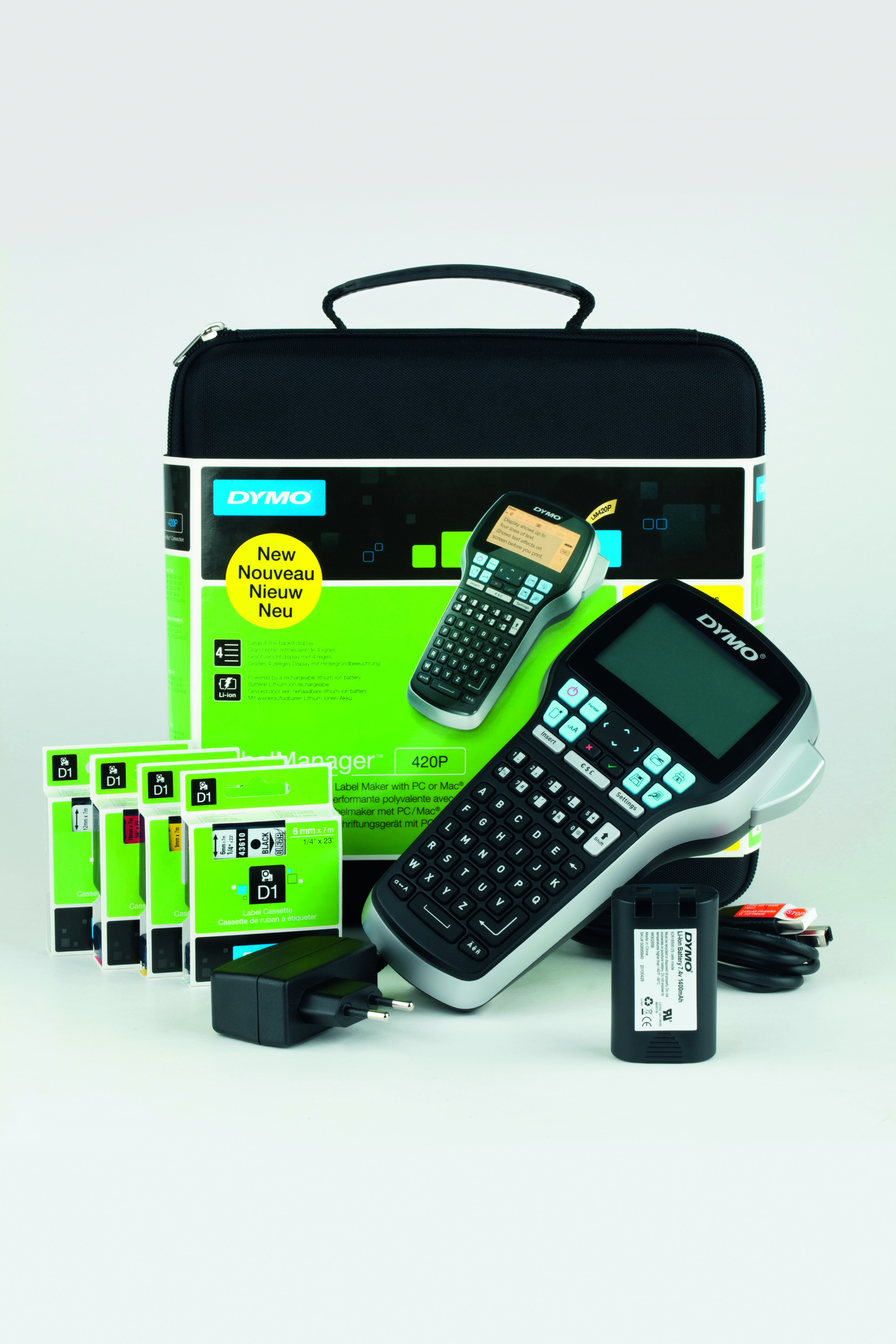 Etichettatrice Dymo Labelmanager 420P - Versione Kit