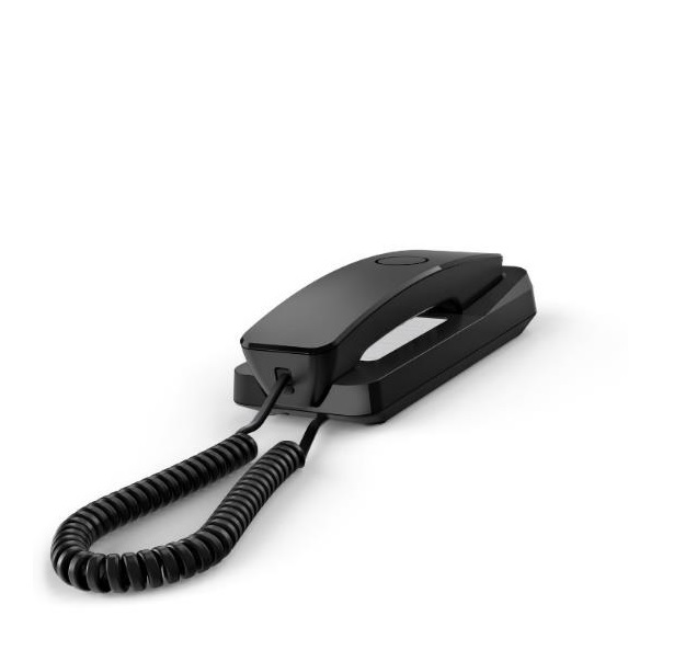Il telefono con filo da scrivania e da parete Gigaset DESK 200 BLACK