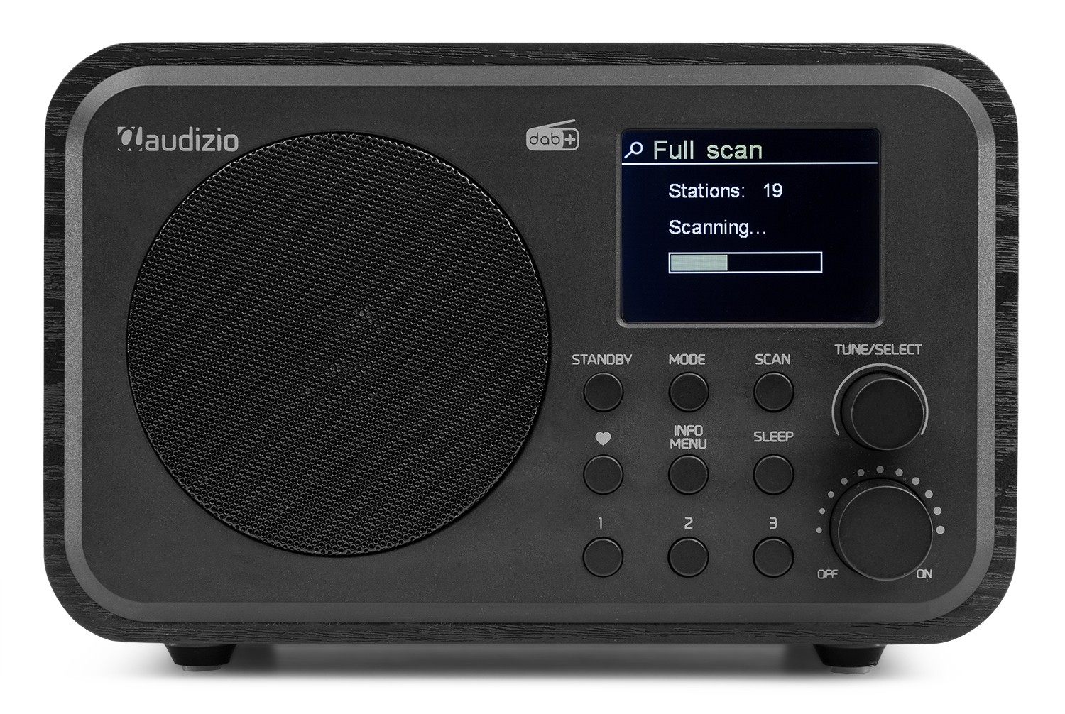 Milano, Radio DAB+/FM con batteria ricaricabile, BT e display, colore nero