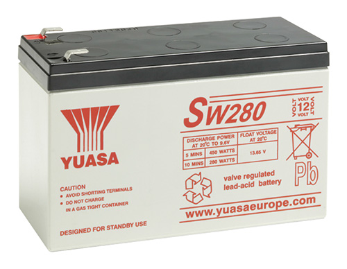 Batteria al piombo ricaricabile 12V 7Ah YUASA
