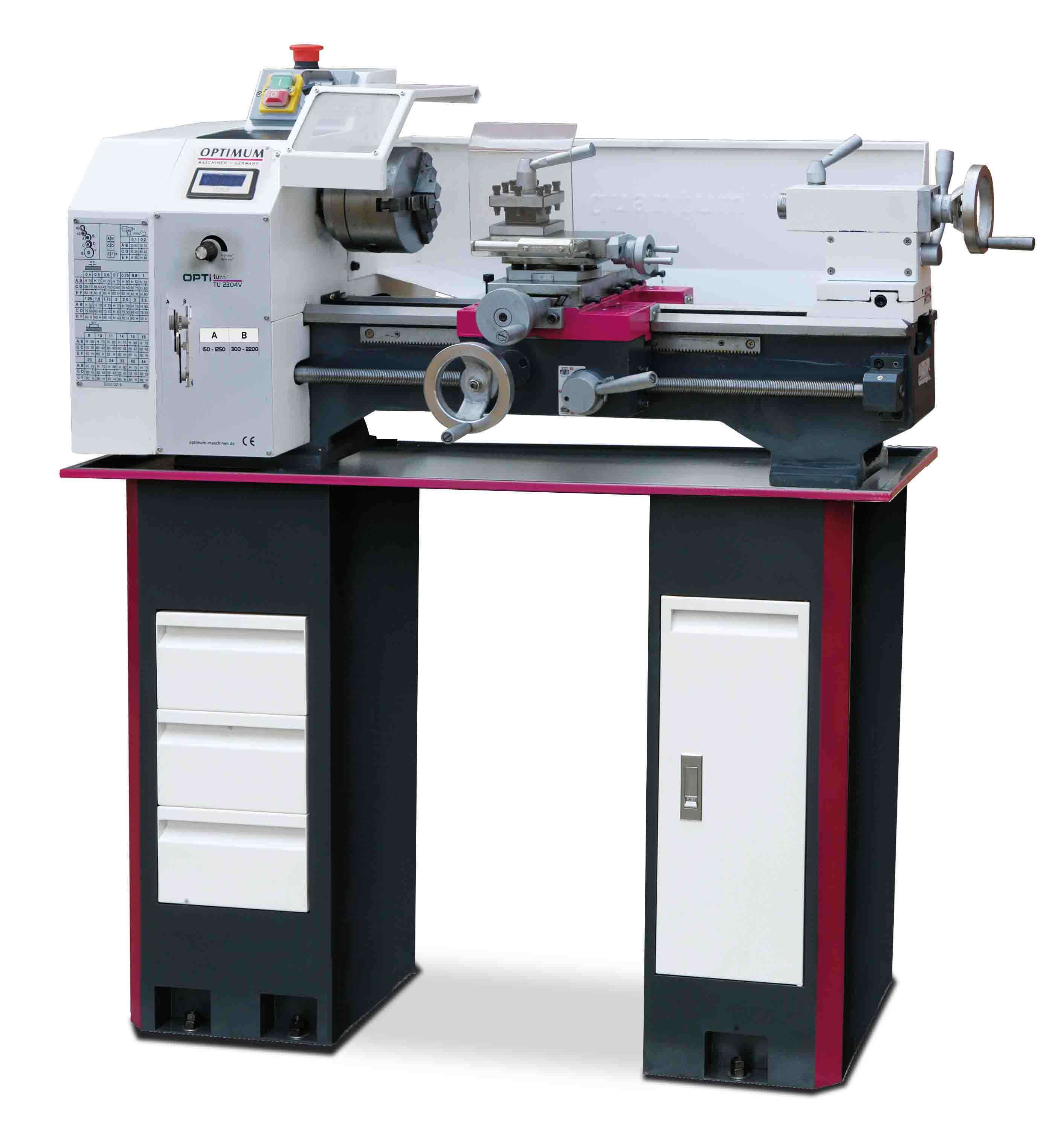 OPTIMUM 050OP0320 Tornio h punte 115 mm, distanza tra le punte 450 mm, 230V