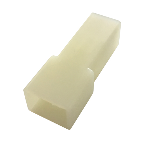 Blocco porta maschio 1via 6,35mm bianco 5400036 MKC