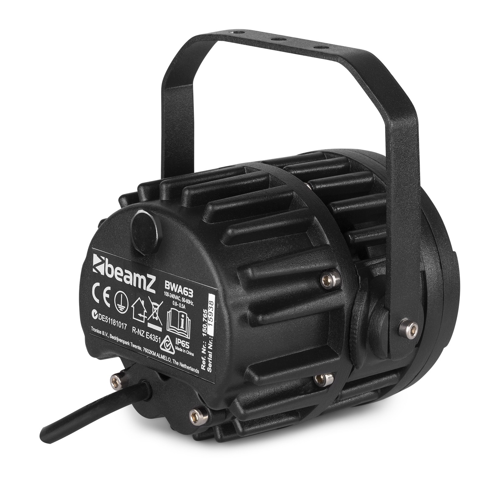 Faro PAR LED RGB  con scocca in alluminio IP65 BWA63