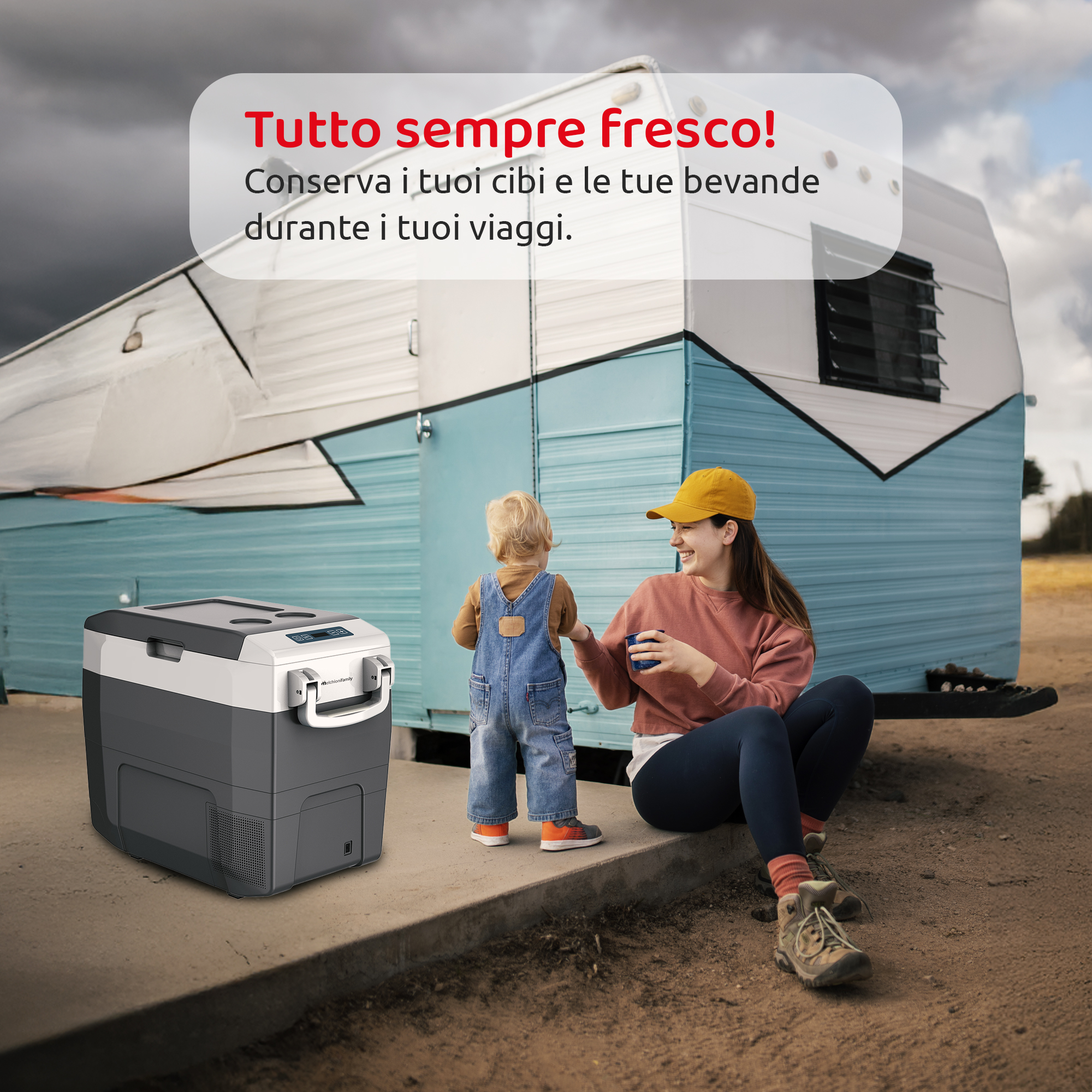 Frigo portatile GLACIALE 50 -  46L rigido