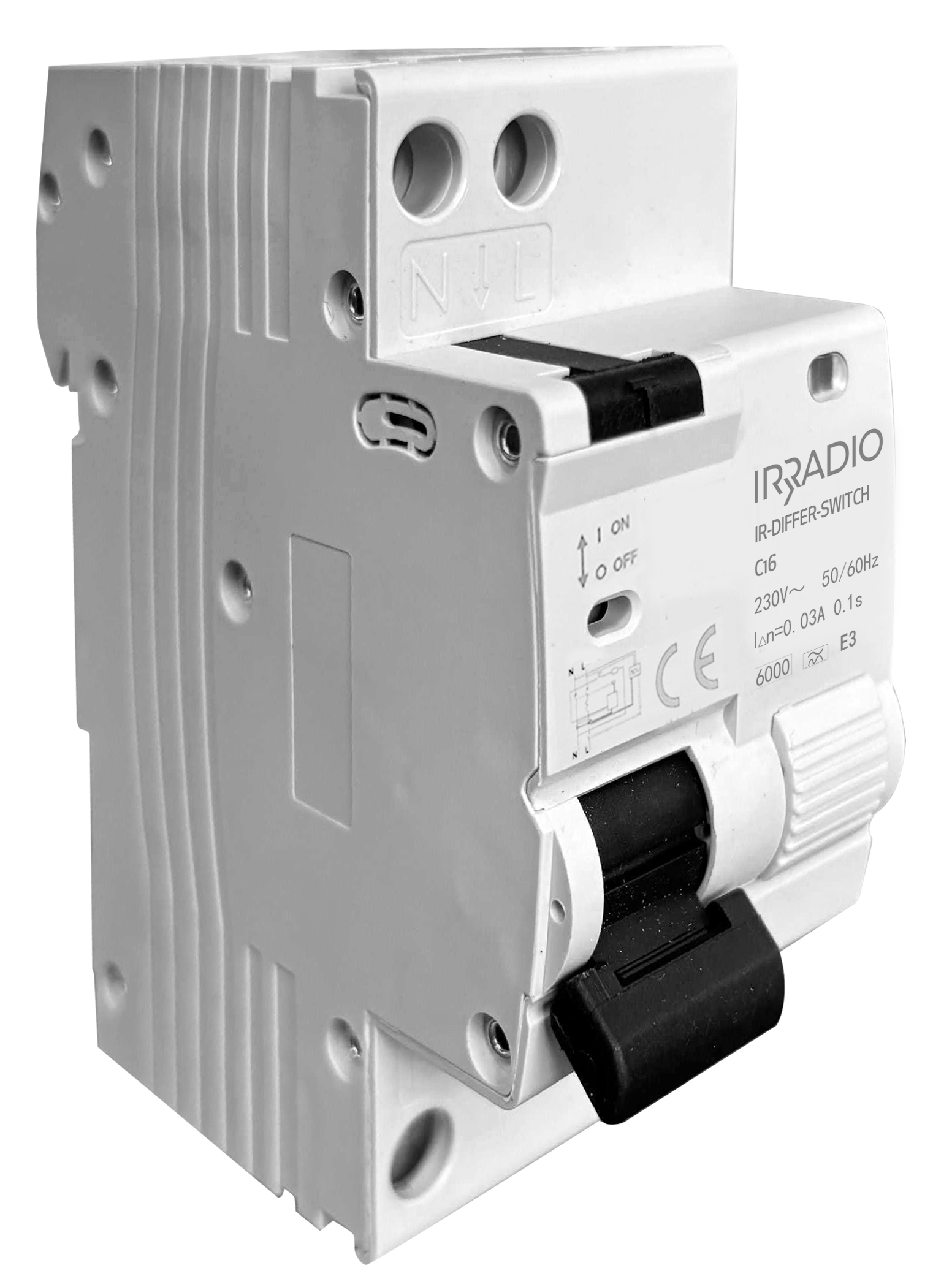 IR-DIFFER-SWITCH IRRADIO 1P+N Smart Differential Switch