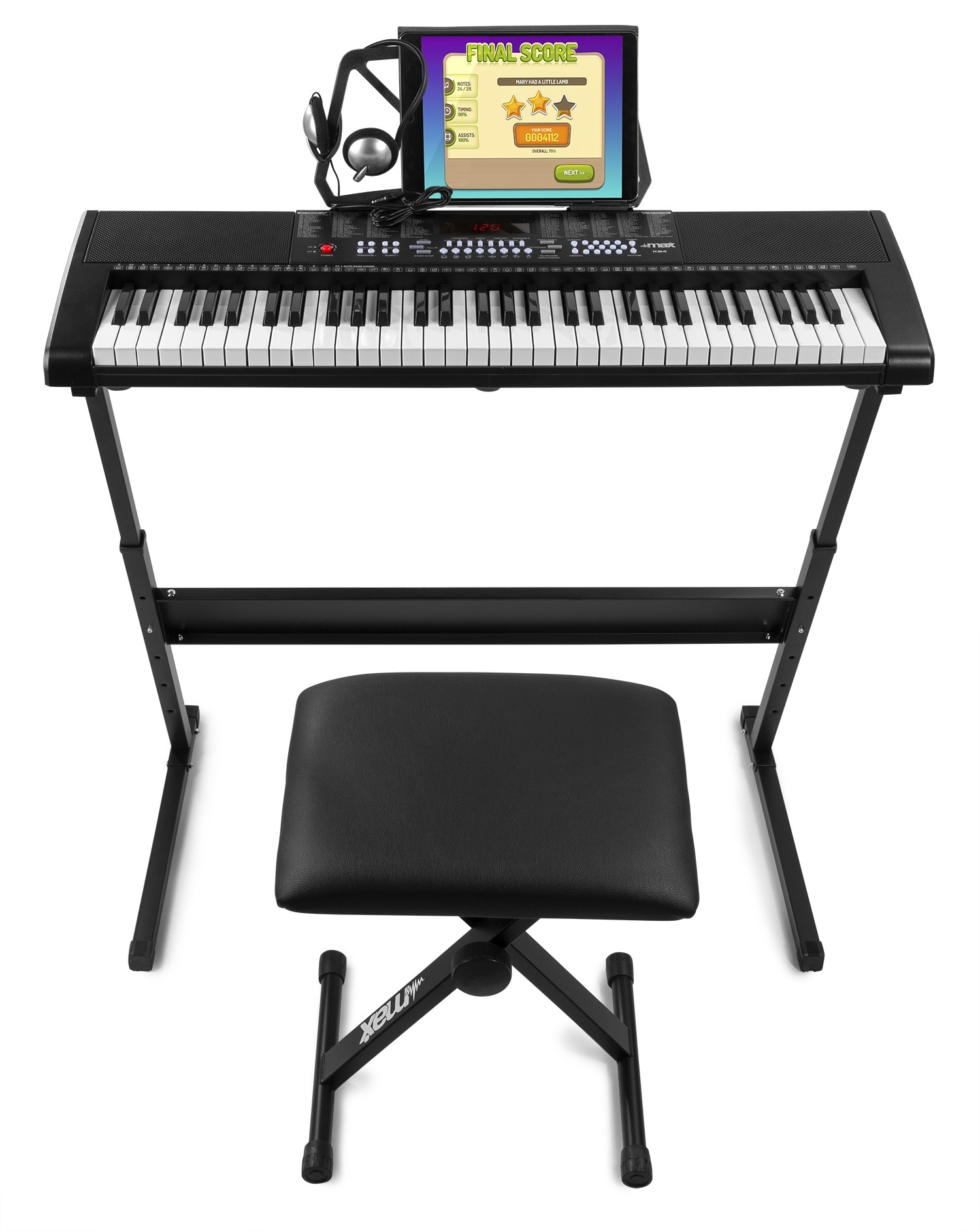 Premium Kit: Set Tastiera elettronica con 61 tasti Mod. KB4 KIT