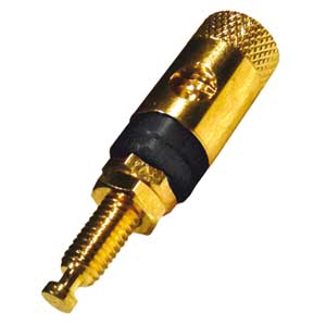 Morsetto Serrafilo Dorato 42mm Nero MO/316N-I