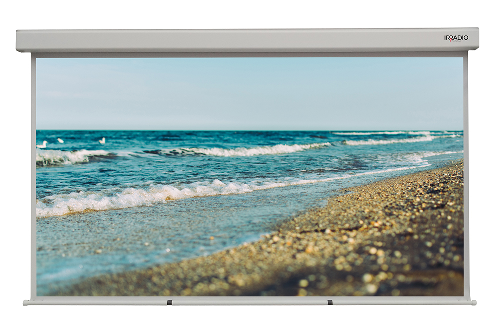 IRRADIO 558000504 screen manual w/ black frame  244x201cm