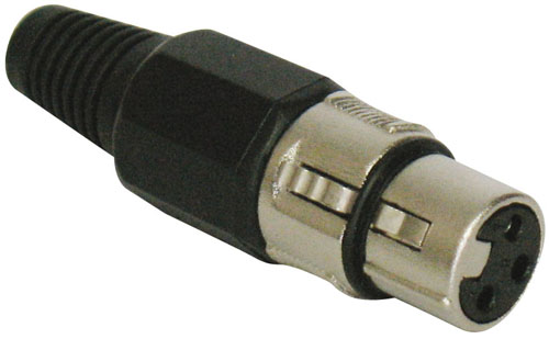 PRESA XLR 3P NERA