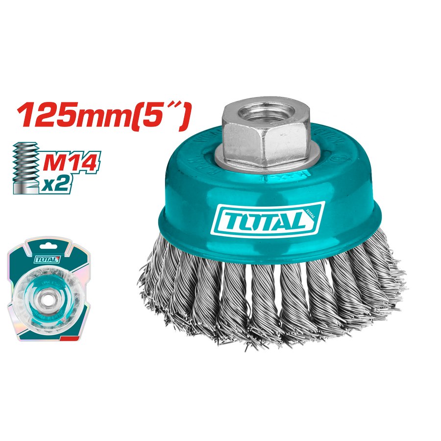 125mm Steel Cup Brush - M14 TAC32051