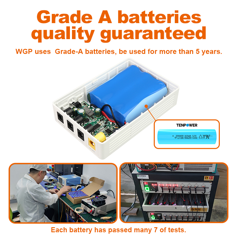 MK-7800 MINI DC UPS 7800Mah 9V-12V