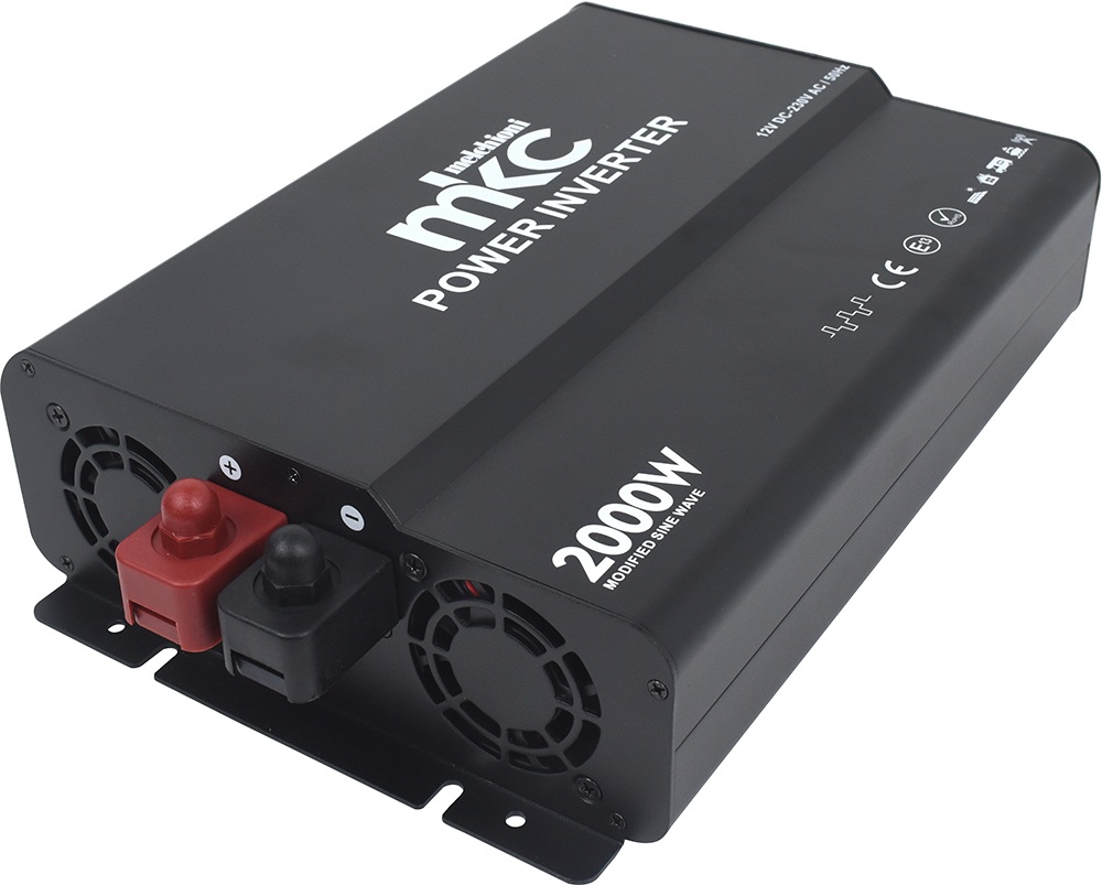 INVERTER MKC-2000M-12 12VDC 230VCA 2000W SOFTSTART ONDA MODIFICATA