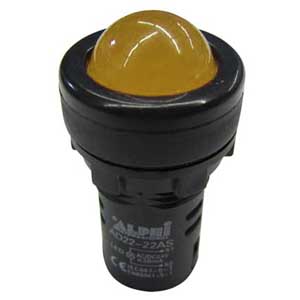 Segnalatore 24V A Led Giallo Luminoso A Parabola AP/SEGN/224Y-C